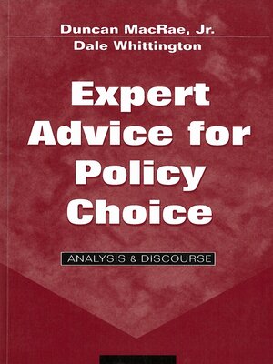 cover image of Expert Advice for Policy Choice